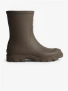 HUNTER Unisex DownPour Short Boot Chocolate Brown